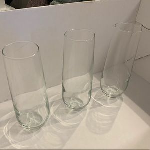 Champagne flutes - stemless